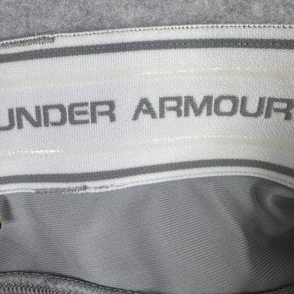 Under Armour HeatGear Baseball Pants Men XL Loose Relaxed Fit Gray Elastic Waist - Picture 4 of 16